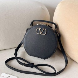 Borsa Mini Valentino VLogo Signature vitello nera Replica qualità specchio Replica Perfette Borsa Mini Valentino VLogo Signature vitello nera imitazioni