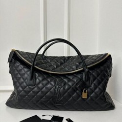 Qualità Specchio Replica Borsa da viaggio Saint Laurent Es Giant trapuntata nera Riproduzione Fedele Borsa da viaggio Saint Laurent Es Giant trapuntata nera imitazioni