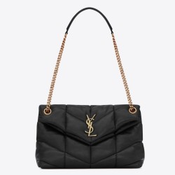 Riproduzione Fedele Borsa piccola Saint Laurent Loulou matelassé noir imitazioni