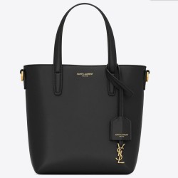Riproduzione Fedele Borsa shopping Saint Laurent Mini Toy vitello nera imitazioni