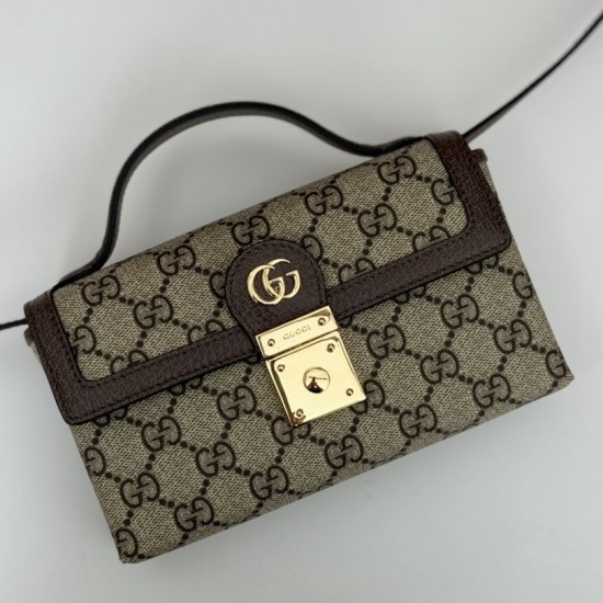 Replica Gucci 837466 Perfetta a tracolla maxi Softbit oversize in suede Marrone Imitazioni Replica qualità specchio Gucci 837466 Perfetta a tracolla maxi Softbit oversize in suede Marrone
