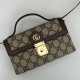 Replica Gucci 837466 Perfetta a tracolla maxi Softbit oversize in suede Marrone Imitazioni Replica qualità specchio Gucci 837466 Perfetta a tracolla maxi Softbit oversize in suede Marrone