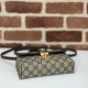 Replica Gucci 837466 Perfetta a tracolla maxi Softbit oversize in suede Marrone Imitazioni Replica qualità specchio Gucci 837466 Perfetta a tracolla maxi Softbit oversize in suede Marrone