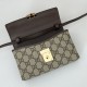 Replica Gucci 837466 Perfetta a tracolla maxi Softbit oversize in suede Marrone Imitazioni Replica qualità specchio Gucci 837466 Perfetta a tracolla maxi Softbit oversize in suede Marrone