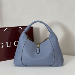 Replica qualità specchio Gucci 837466 Borse  tote grande Giglio in denim GG nero