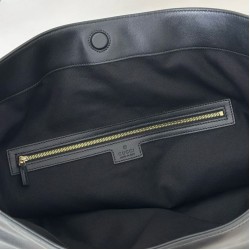 Replica Gucci 850546 850926 borsa tote grande Beatrix in morbida pelle liscia Nero Imitazioni Replica qualità specchio Gucci 850546 850926 borsa tote grande Beatrix in morbida pelle liscia Nero