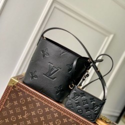 Replica qualità specchio Borsa a secchiello Louis Vuitton All In BB M13480 Nera