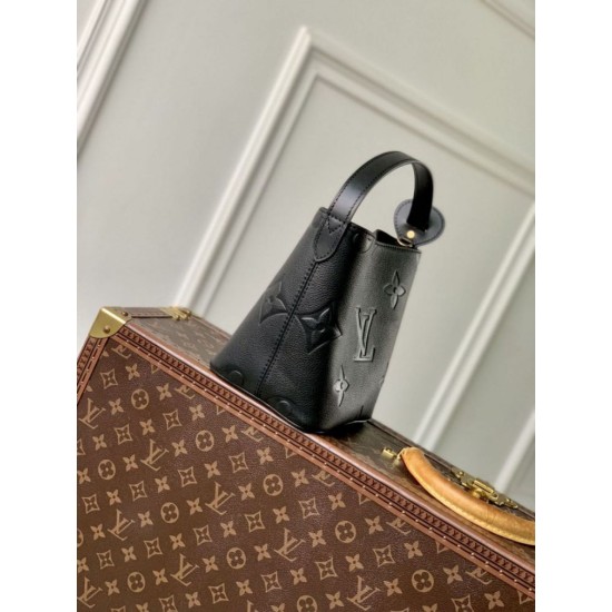 Replica qualità specchio Borsa a secchiello Louis Vuitton All In BB M13480 Nera