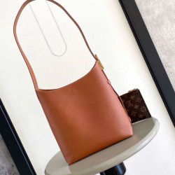 Replica qualità specchio Borsa a secchiello Louis Vuitton Low Key Hobo m24974 Marrone