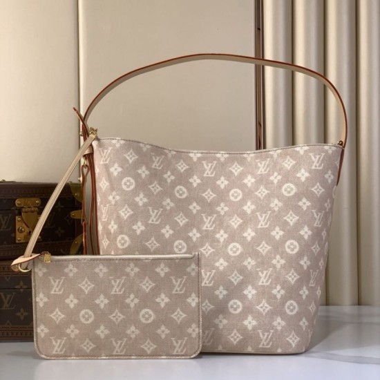 Replica Borsa a secchiello Louis Vuitton All In GM M25727 Firma Meowgram Imitazioni Replica qualità specchio Borsa a secchiello Louis Vuitton All In GM M25727 Firma Meowgram