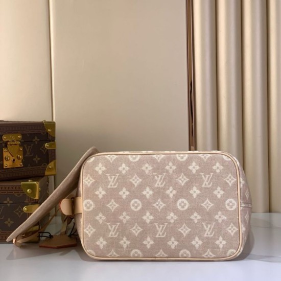 Replica Borsa a secchiello Louis Vuitton All In GM M25727 Firma Meowgram Imitazioni Replica qualità specchio Borsa a secchiello Louis Vuitton All In GM M25727 Firma Meowgram