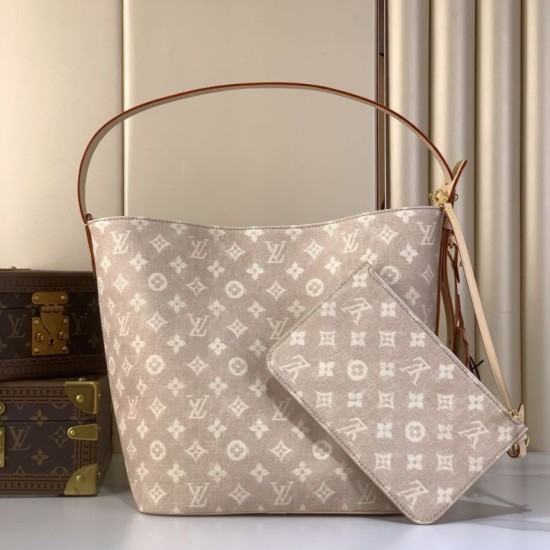 Replica Borsa a secchiello Louis Vuitton All In GM M25727 Firma Meowgram Imitazioni Replica qualità specchio Borsa a secchiello Louis Vuitton All In GM M25727 Firma Meowgram