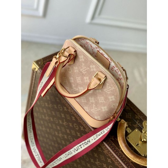 Replica Borsa Louis Vuitton Alma BB M25728 Firma Meowgram Imitazioni Replica qualità specchio Borsa Louis Vuitton Alma BB M25728 Firma Meowgram