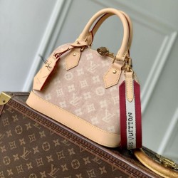 Replica qualità specchio Borsa Louis Vuitton Alma BB M25728 Firma Meowgram