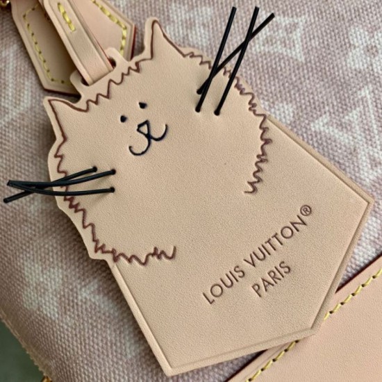 Replica Borsa Louis Vuitton Alma BB M25728 Firma Meowgram Imitazioni Replica qualità specchio Borsa Louis Vuitton Alma BB M25728 Firma Meowgram