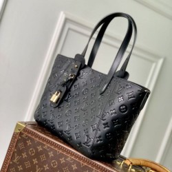Replica Borsa a secchiello Louis Vuitton All In One PM M25858 Nera Imitazioni Replica qualità specchio Borsa a secchiello Louis Vuitton All In One PM M25858 Nera