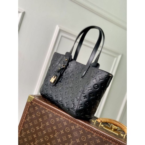 Replica Borsa a secchiello Louis Vuitton All In One PM M25858 Nera Imitazioni Replica qualità specchio Borsa a secchiello Louis Vuitton All In One PM M25858 Nera
