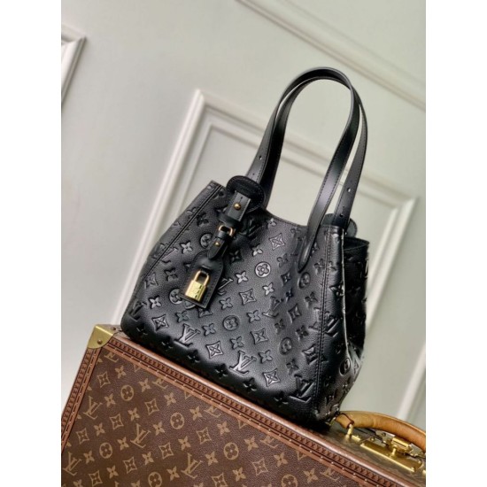 Replica Borsa a secchiello Louis Vuitton All In One PM M25858 Nera Imitazioni Replica qualità specchio Borsa a secchiello Louis Vuitton All In One PM M25858 Nera