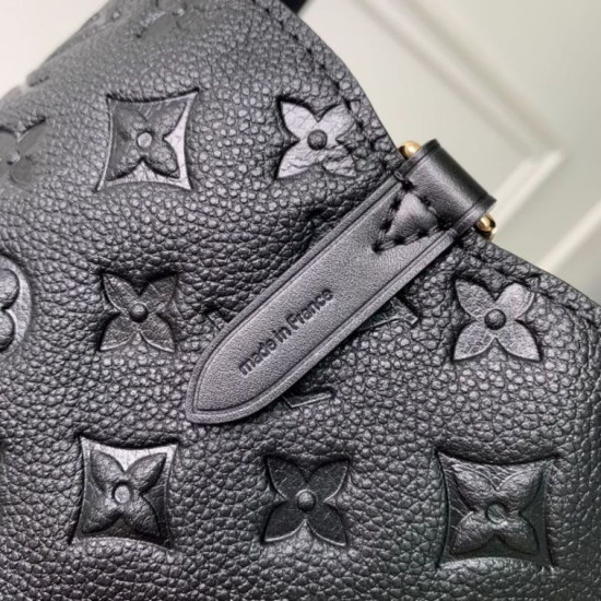 Replica Borsa a secchiello Louis Vuitton All In One PM M25858 Nera Imitazioni Replica qualità specchio Borsa a secchiello Louis Vuitton All In One PM M25858 Nera