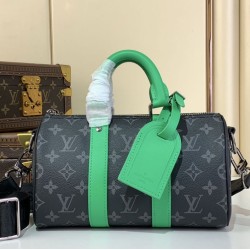 Replica qualità specchio Borsa Keepall Bandoulière 25 M25885 Verde