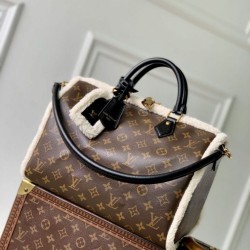 Replica qualità specchio Borsa Teddy LV Speedy Soft 30 M26326
