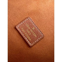 Borsa a secchiello LV Low Key Hobo m24974 Marrone