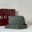 Borsa a tracolla grande Gucci Savoy in tessuto GG Monogram rivestito Marrone 834458 Borsa a tracolla grande Gucci Savoy in tessuto GG Monogram rivestito Marrone 834458