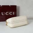 Borse Imitazioni a tracolla Gucci Half Horsebit Mini/media 860787 Pelle Granata Marrone