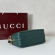 Borse Replica Alta Qualità a tracolla Gucci Half Horsebit Mini/media 860787 Pelle Granata Verde