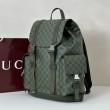 Borse Firmate Replica a tracolla piccola Gucci GG Monogram 795479 Zaino in tessuto GG verde