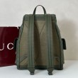 Borse Firmate Replica a tracolla piccola Gucci GG Monogram 795479 Zaino in tessuto GG verde