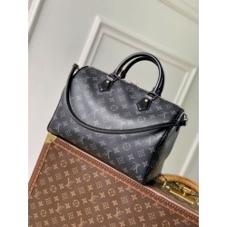 Borsa da uomo LV Speedy Soft 30 M15102 Monogram Eclipse