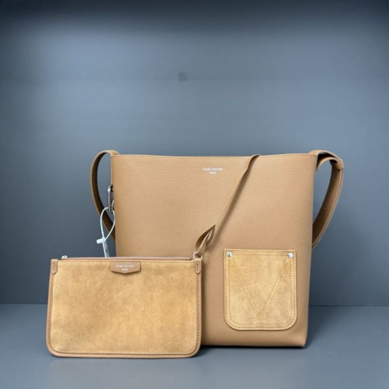 Borsa hobo da uomo LV Verso M26745 Marrone