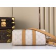 Borse Replica Alta Qualità LV M27161 Keepall Bandoulière 25 Albicocca Fiore