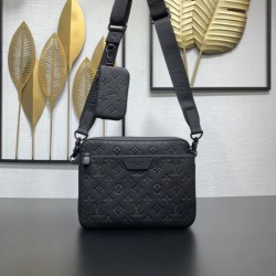 Borsa messenger da uomo LV Trio M26713 Nera
