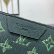 Borsa messenger da uomo LV Trio M27154 Verde