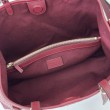 Gucci 815214 Borsa tote media GG Emblem in pelle goffrata nera