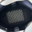 Gucci 815214 Imitazioni borse griffate tote media GG Emblem in pelle goffrata rossa