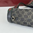 Gucci 815214 Imitazioni borse griffate tote media GG Emblem in pelle goffrata rossa