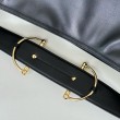 Gucci 850546 850926 borsa tote grande Beatrix in morbida pelle liscia Nero