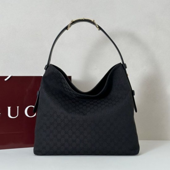 Gucci 850546 850926 borsa tote grande Beatrix in tela GG Caffè