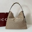 Gucci 850546 850926 borsa tote grande Beatrix in tela GG Marrone