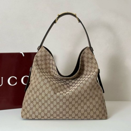 Gucci 850546 850926 borsa tote grande Beatrix in tela GG Marrone