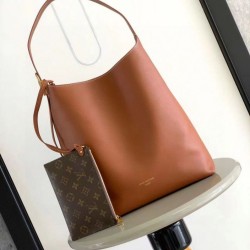 Replica qualità specchio Borsa a secchiello Louis Vuitton Low Key Hobo M24856 Nero