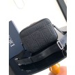 Borsa a tracolla con cerniera Dior Rider 2.0 nera Gravity