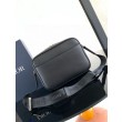 Borsa a tracolla con cerniera Dior Rider 2.0 nera obliqua con nero