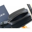 Borsa a tracolla con cerniera Dior Rider 2.0 nera obliqua con nero