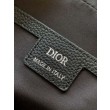 Borsa a tracolla con cerniera Dior Rider 2.0 nera obliqua con nero