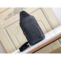 Borsa a tracolla LV Avenue Damier Graphite Canvas N45302