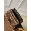 Borse Firmate Replica a tracolla LV S-Lock Monogram Tela Macassar M46688